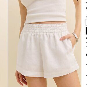 NWOT Reformation Mila Linen Short
